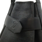 Louis Vuitton Epi Sac Depot PM Shoulder Bag Leather Noir Black — view 9