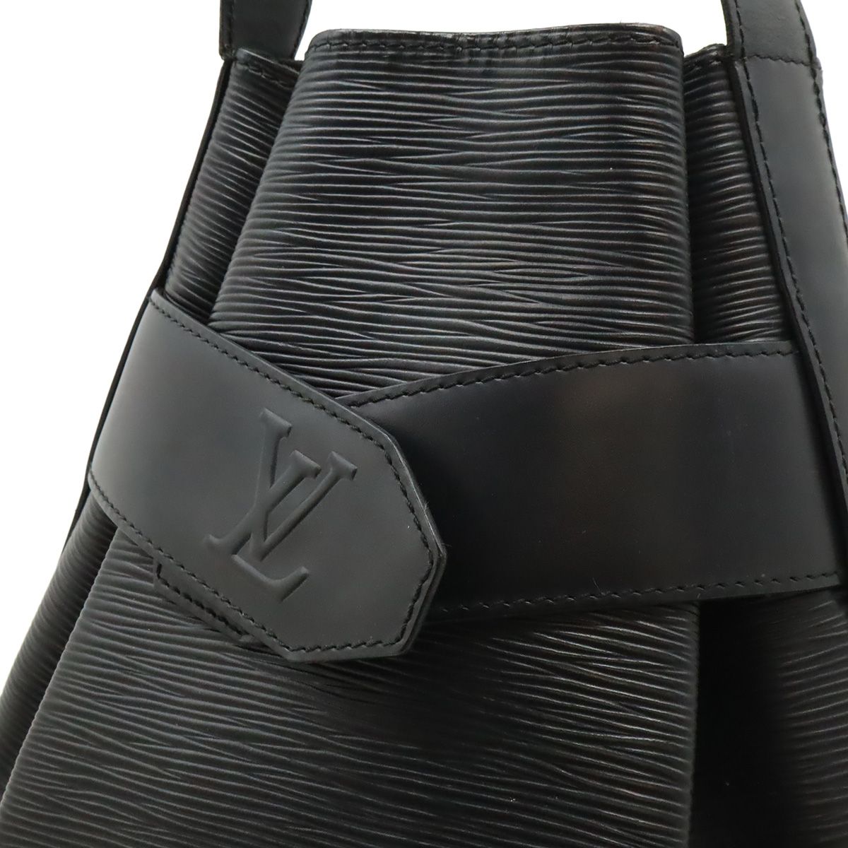 Louis Vuitton Epi Sac Depot PM Shoulder Bag Leather Noir Black — view 9