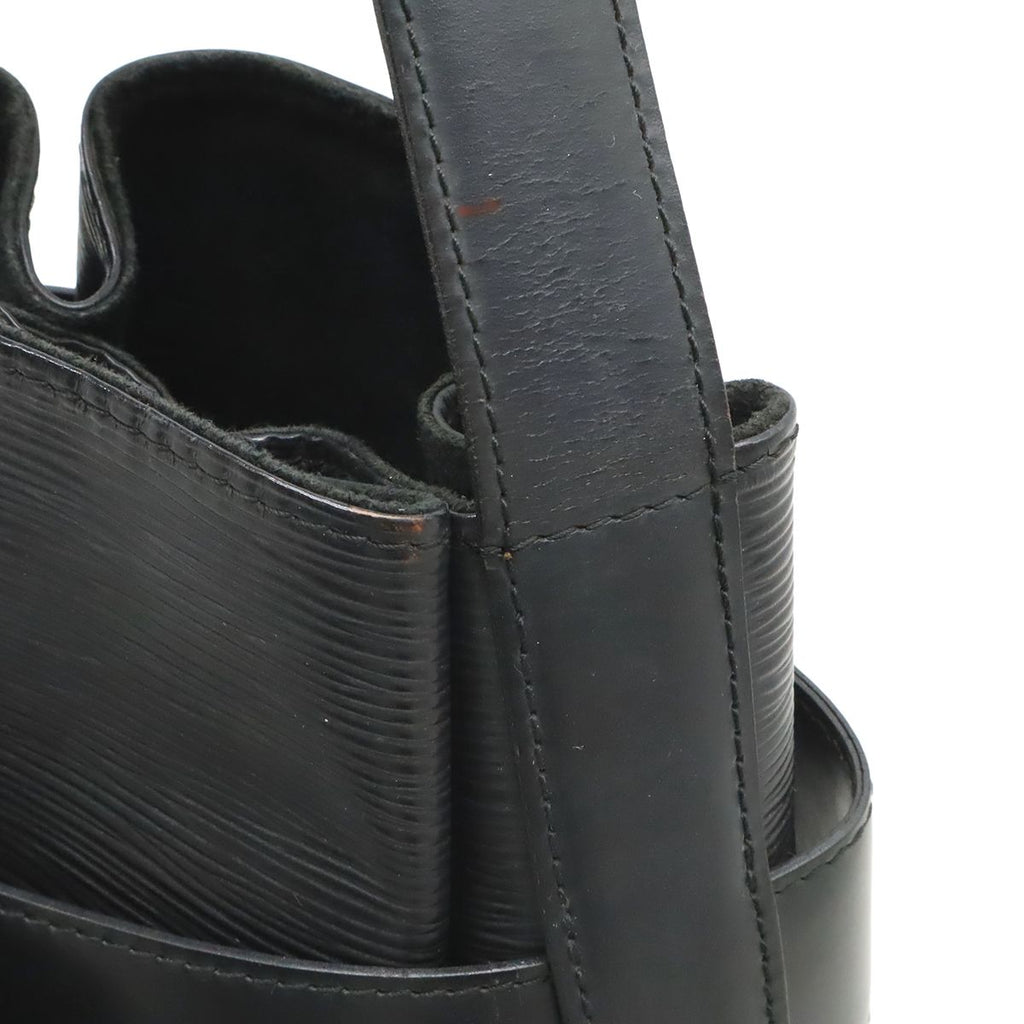 Louis Vuitton Epi Sac Depot PM Shoulder Bag Leather Noir Black — view 4