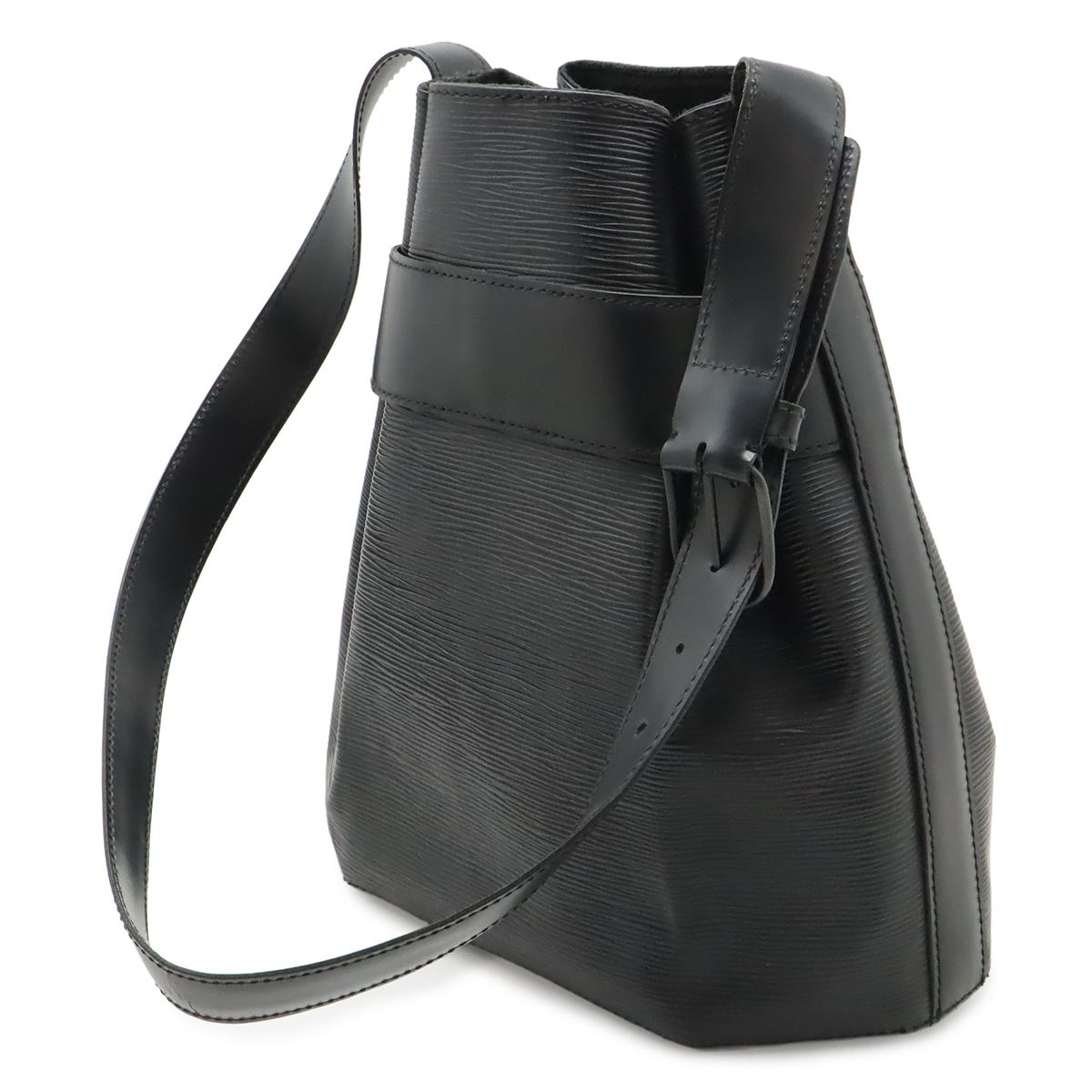 Louis Vuitton Epi Sac Depot PM Shoulder Bag Leather Noir Black — view 2