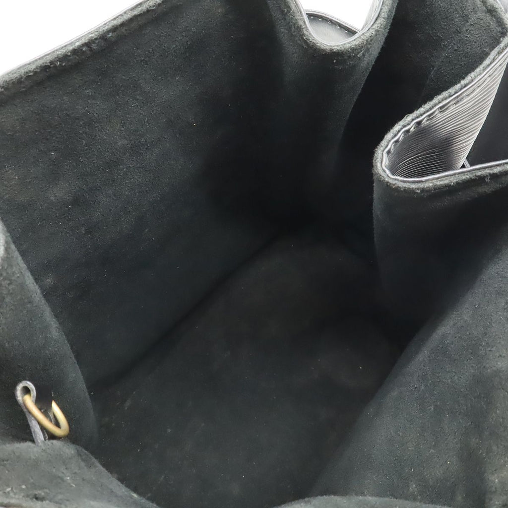 Louis Vuitton Epi Sac Depot PM Shoulder Bag Leather Noir Black — view 6