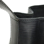 Louis Vuitton Epi Sac Depot PM Shoulder Bag Leather Noir Black — view 8