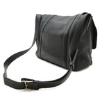 Hermes Steve Besace 35 Shoulder Bag Crossbody Taurillon Clemence Leather Black — view 2
