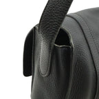Hermes Steve Besace 35 Shoulder Bag Crossbody Taurillon Clemence Leather Black — view 4