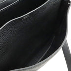 Hermes Steve Besace 35 Shoulder Bag Crossbody Taurillon Clemence Leather Black — view 7