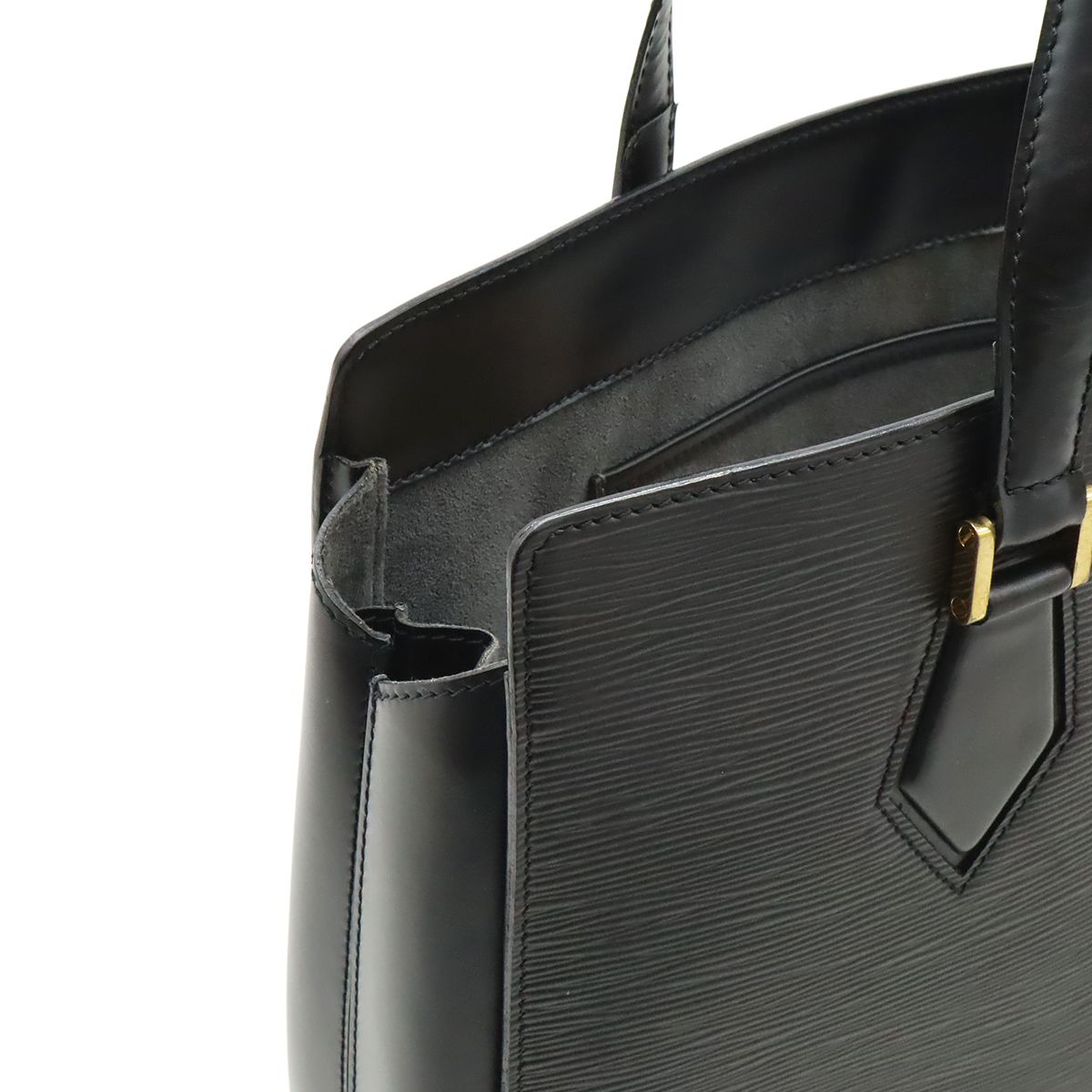 Louis Vuitton Epi Duplex Tote Shoulder Noir Black — view 7
