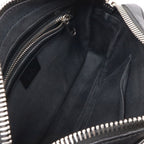 Gucci Courier Soft GG Supreme Web Line Waist Bag Applique Leather Black — view 7