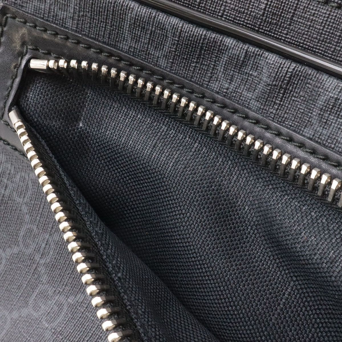 Gucci Courier Soft GG Supreme Web Line Waist Bag Applique Leather Black — view 9