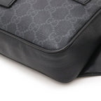 Gucci Courier Soft GG Supreme Web Line Waist Bag Applique Leather Black — view 3