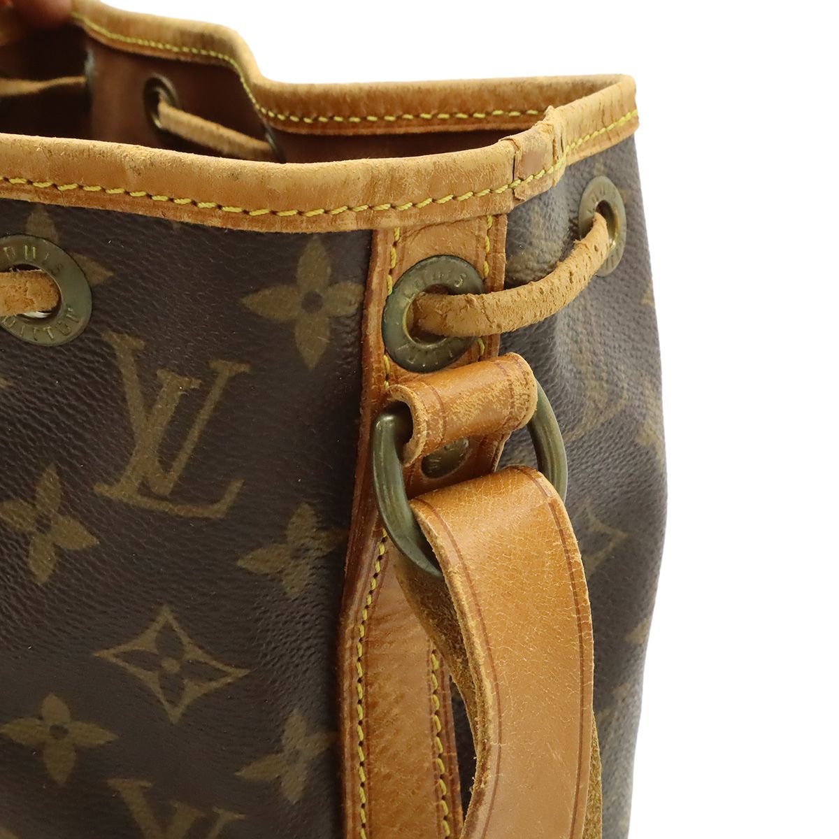 Louis Vuitton Monogram Petit Noe Shoulder Bag Semi Drawstring — view 7