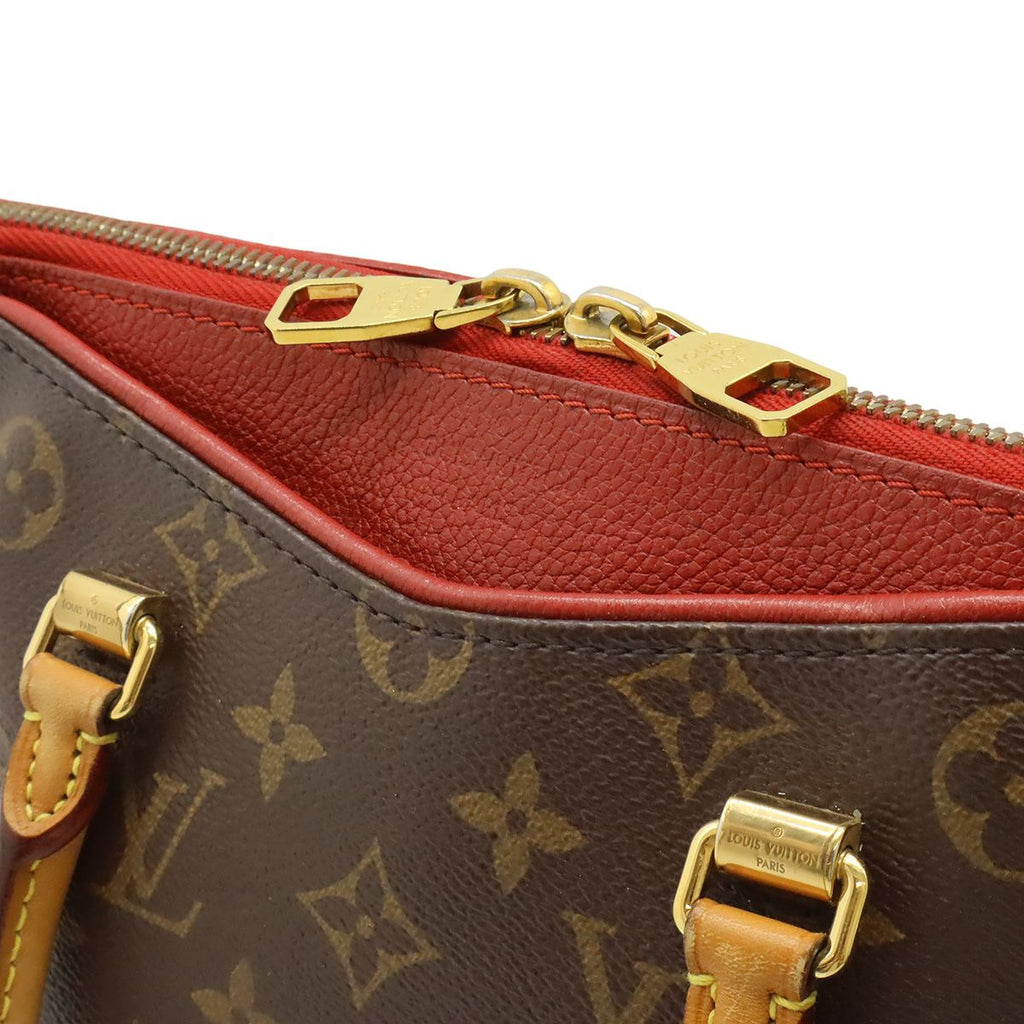 Louis Vuitton Monogram Pallas BB 2-Way Shoulder Bag Crossbody Leather Cerise — view 7