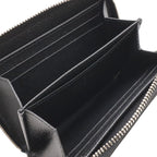 Louis Vuitton Epi Zippy Coin Case Leather Purse Noir Black Silver — view 5