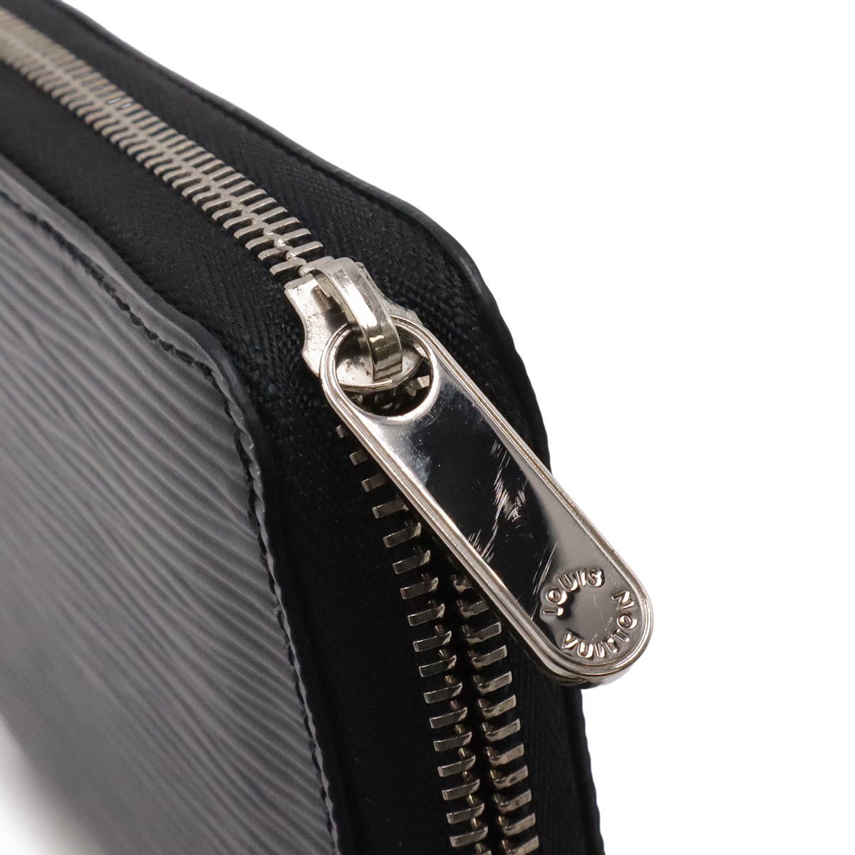 Louis Vuitton Epi Zippy Coin Case Leather Purse Noir Black Silver — view 4