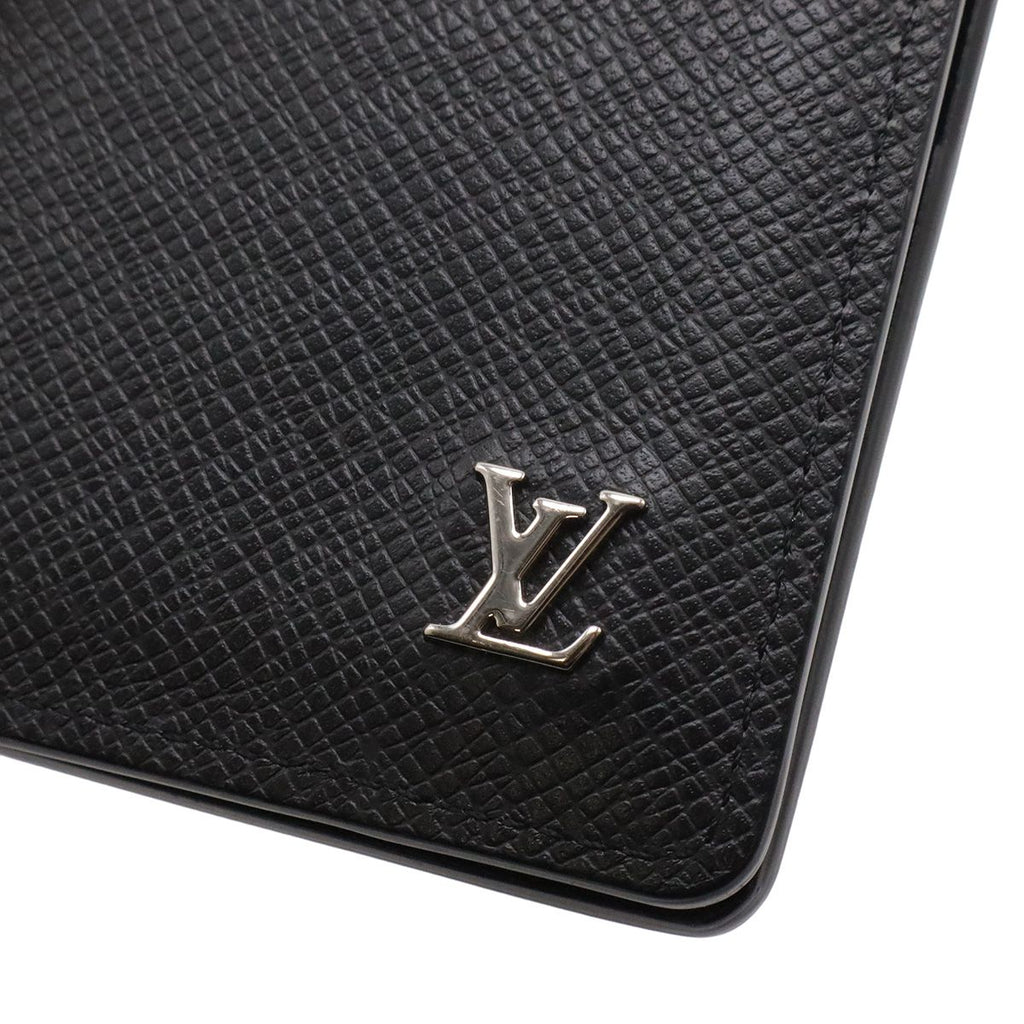 Louis Vuitton Taiga Organizer de Poche Card Case Business Holder Leather Noir — view 6