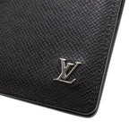 Louis Vuitton Taiga Organizer de Poche Card Case Business Holder Leather Noir — view 6