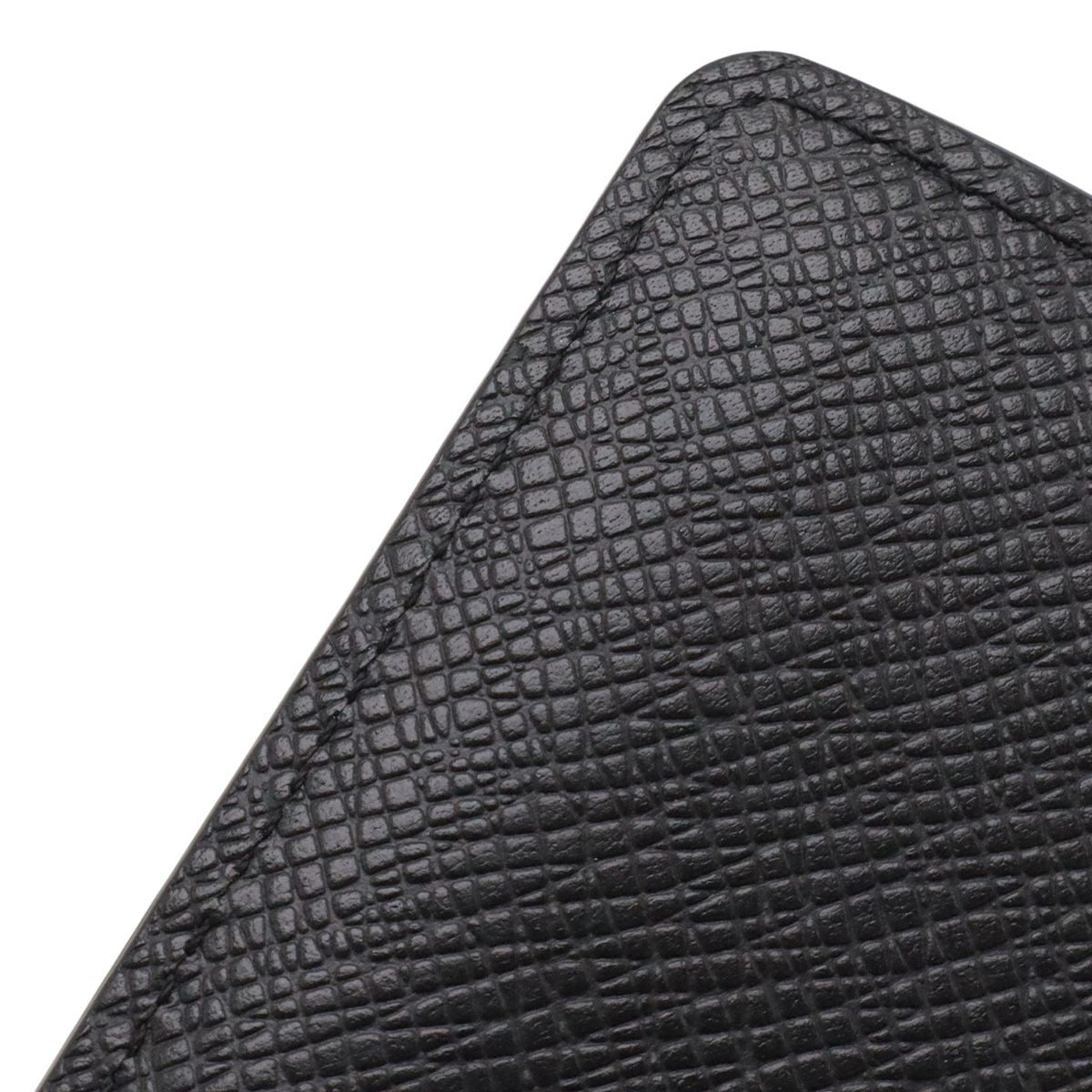 Louis Vuitton Taiga Organizer de Poche Card Case Business Holder Leather Noir — view 5