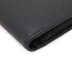 Gucci Animalier Metal Bee Bifold Wallet Leather Black Gold — view 3