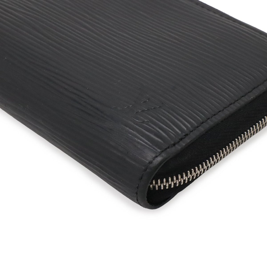 Louis Vuitton Epi Zippy Coin Case Leather Purse Noir Black Silver — view 3