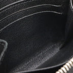 Louis Vuitton Epi Zippy Coin Case Leather Purse Noir Black Silver — view 7