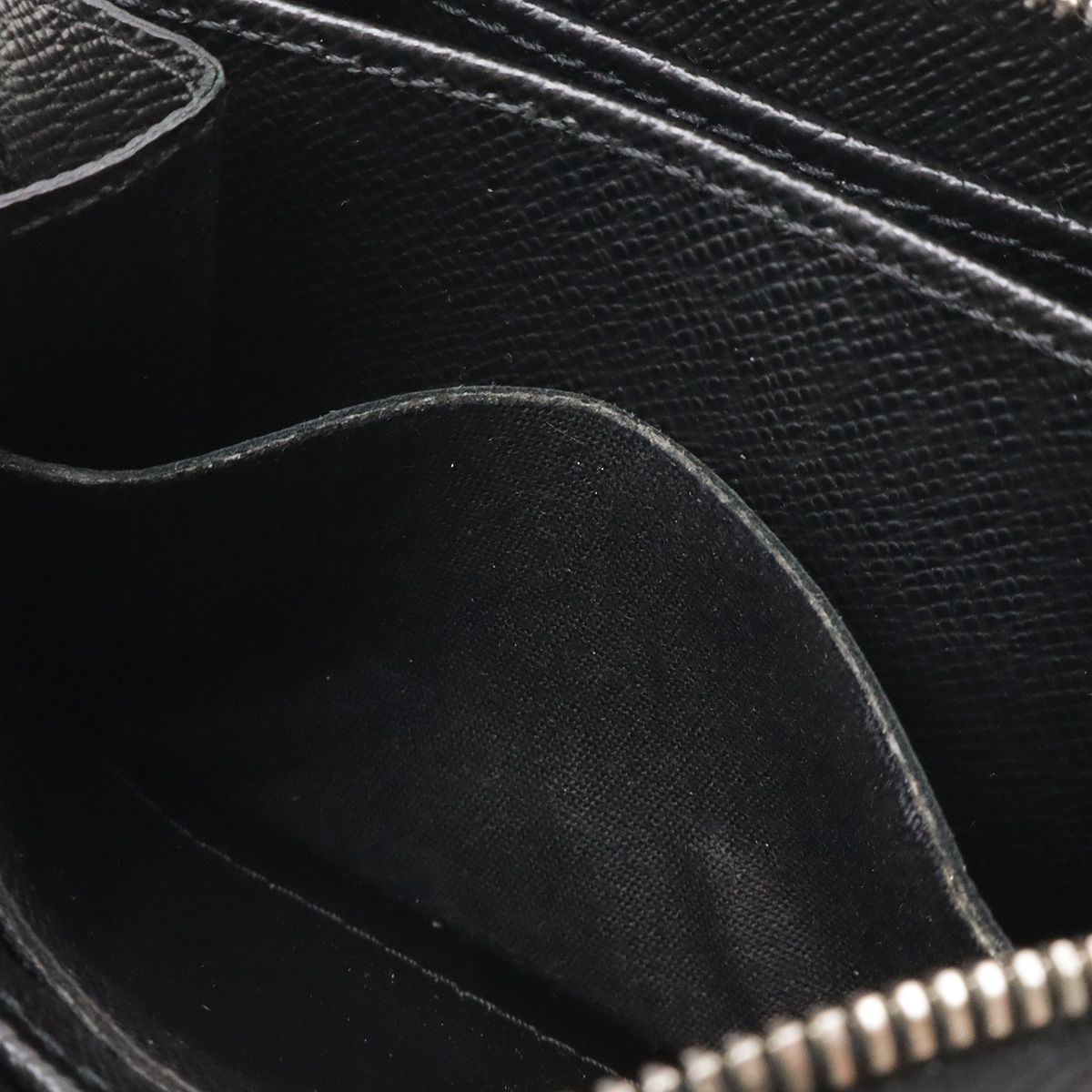 Louis Vuitton Epi Zippy Coin Case Leather Purse Noir Black Silver — view 6