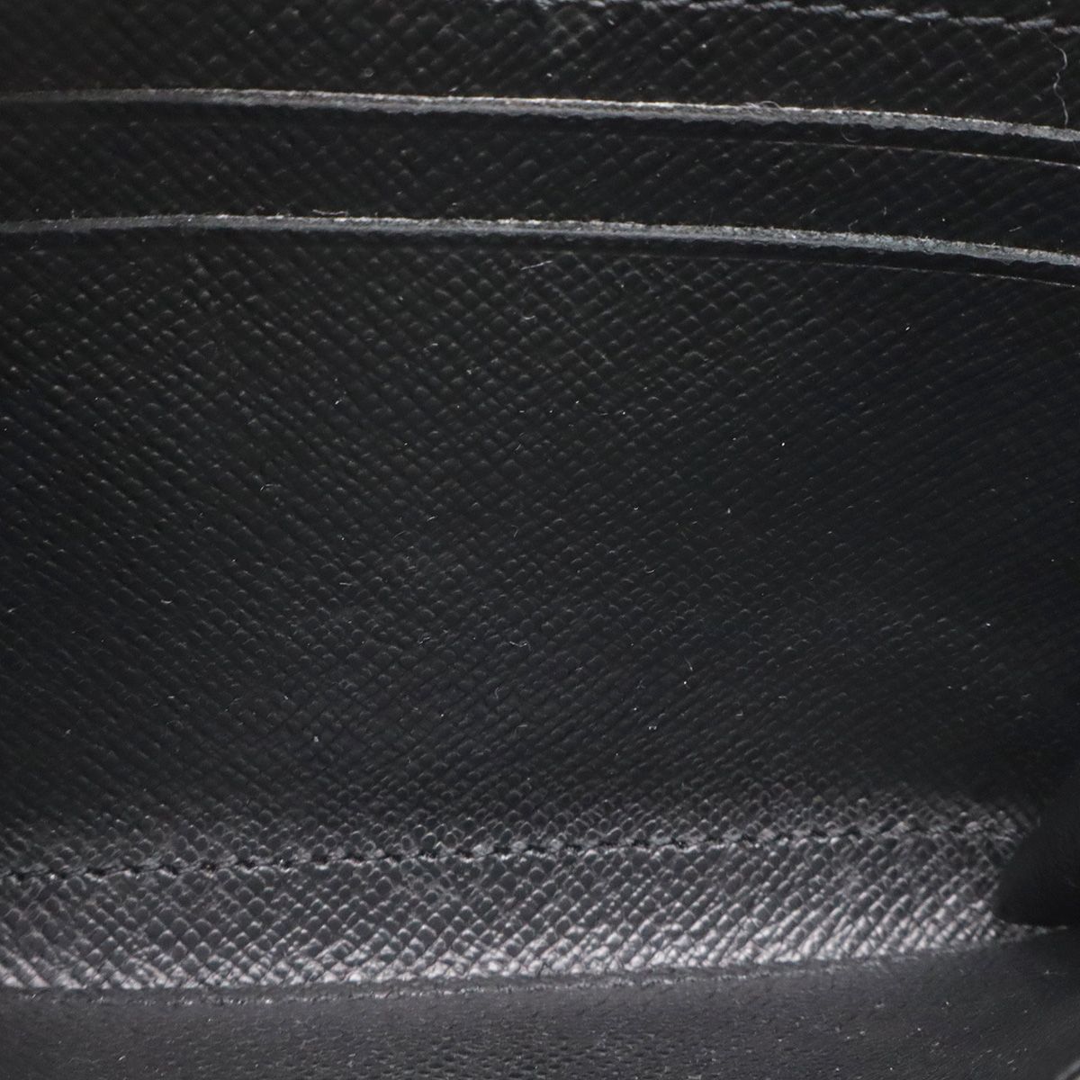 Louis Vuitton Epi Zippy Coin Case Leather Purse Noir Black Silver — view 8
