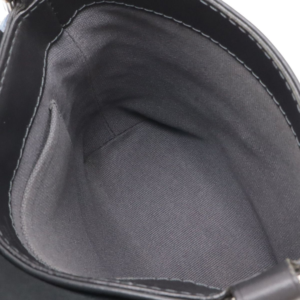 Louis Vuitton Utah Yuma Shoulder Bag Pochette Crossbody Leather Basalt Dark Gray — view 5