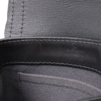 Louis Vuitton Utah Yuma Shoulder Bag Pochette Crossbody Leather Basalt Dark Gray — view 6
