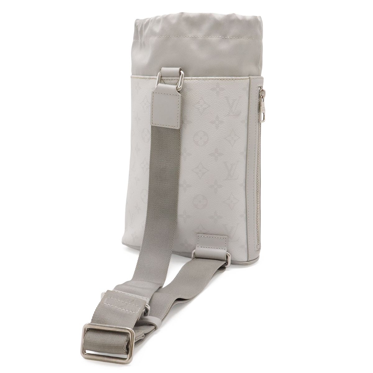 Louis Vuitton Monogram Chalk Sling Bag Crossbody Antarctica Gray — view 2