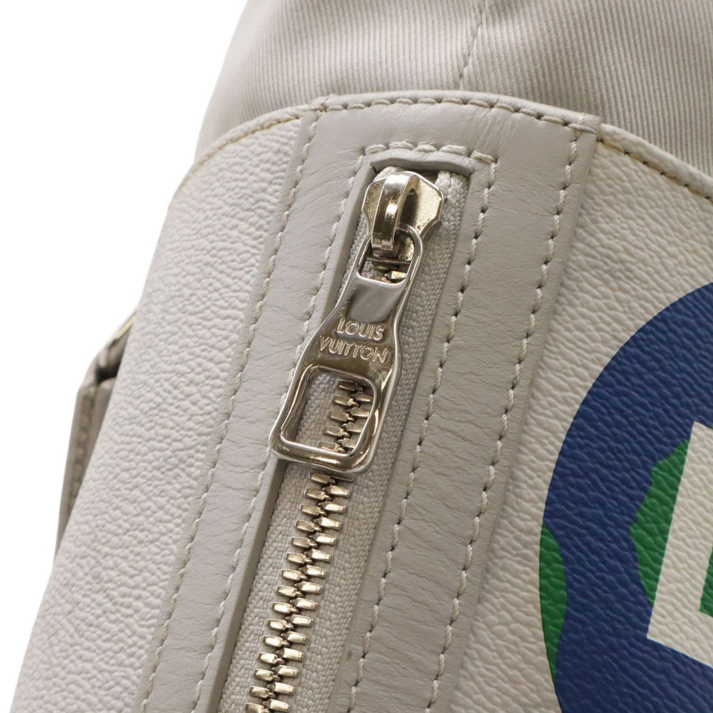 Louis Vuitton Monogram Chalk Sling Bag Crossbody Antarctica Gray — view 4
