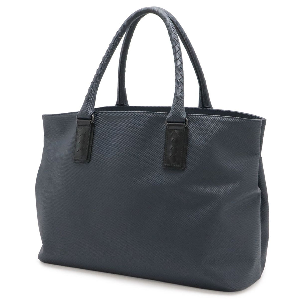 Bottega Veneta Marco Polo Tote Shoulder Bag Leather Navy Black — view 2