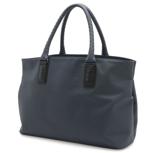 Bottega Veneta Marco Polo Tote Shoulder Bag Leather Navy Black — view 2