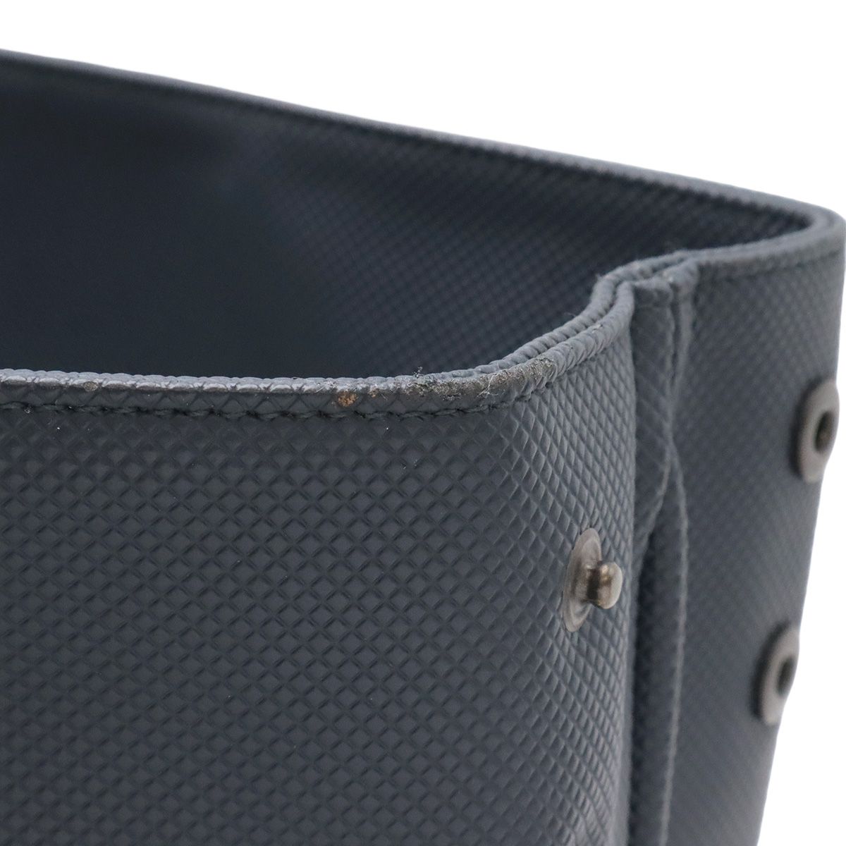 Bottega Veneta Marco Polo Tote Shoulder Bag Leather Navy Black — view 4
