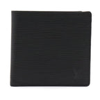 Louis Vuitton Epi Porte Billets Cult Cles Monet Bifold Wallet Leather Noir Black