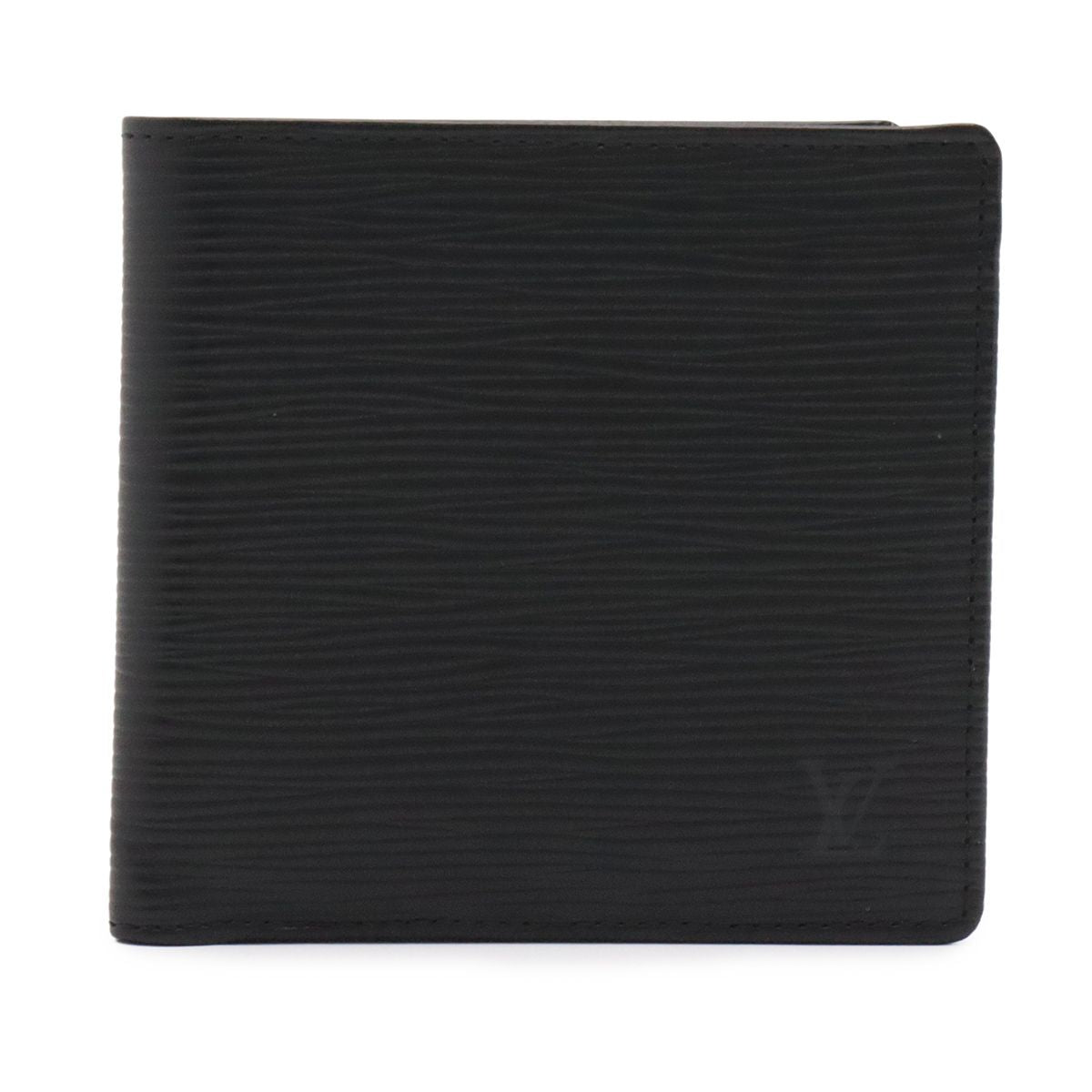Louis Vuitton Epi Porte Billets Cult Cles Monet Bifold Wallet Leather Noir Black