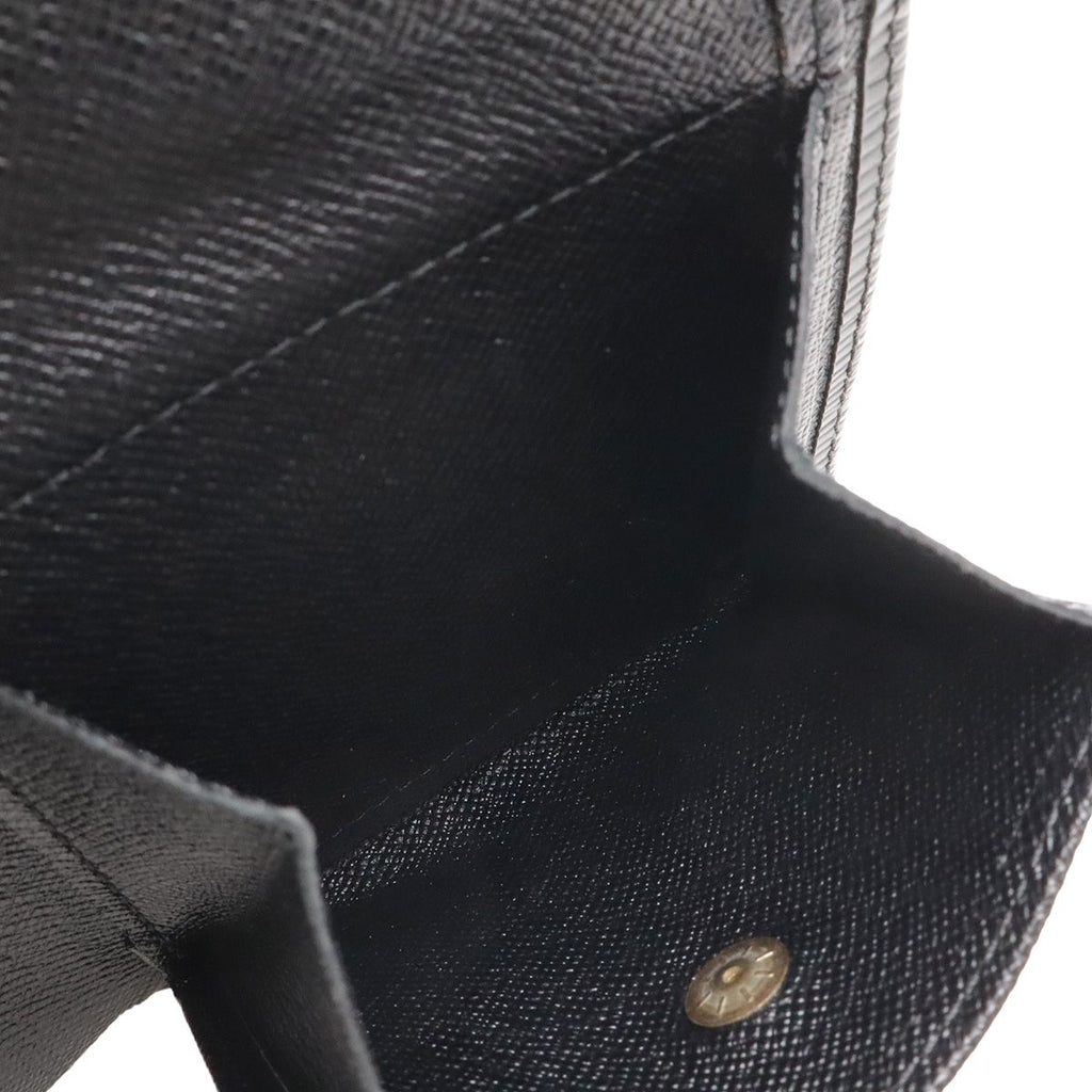 Louis Vuitton Epi Porte Billets Cult Cles Monet Bifold Wallet Leather Noir Black — view 7