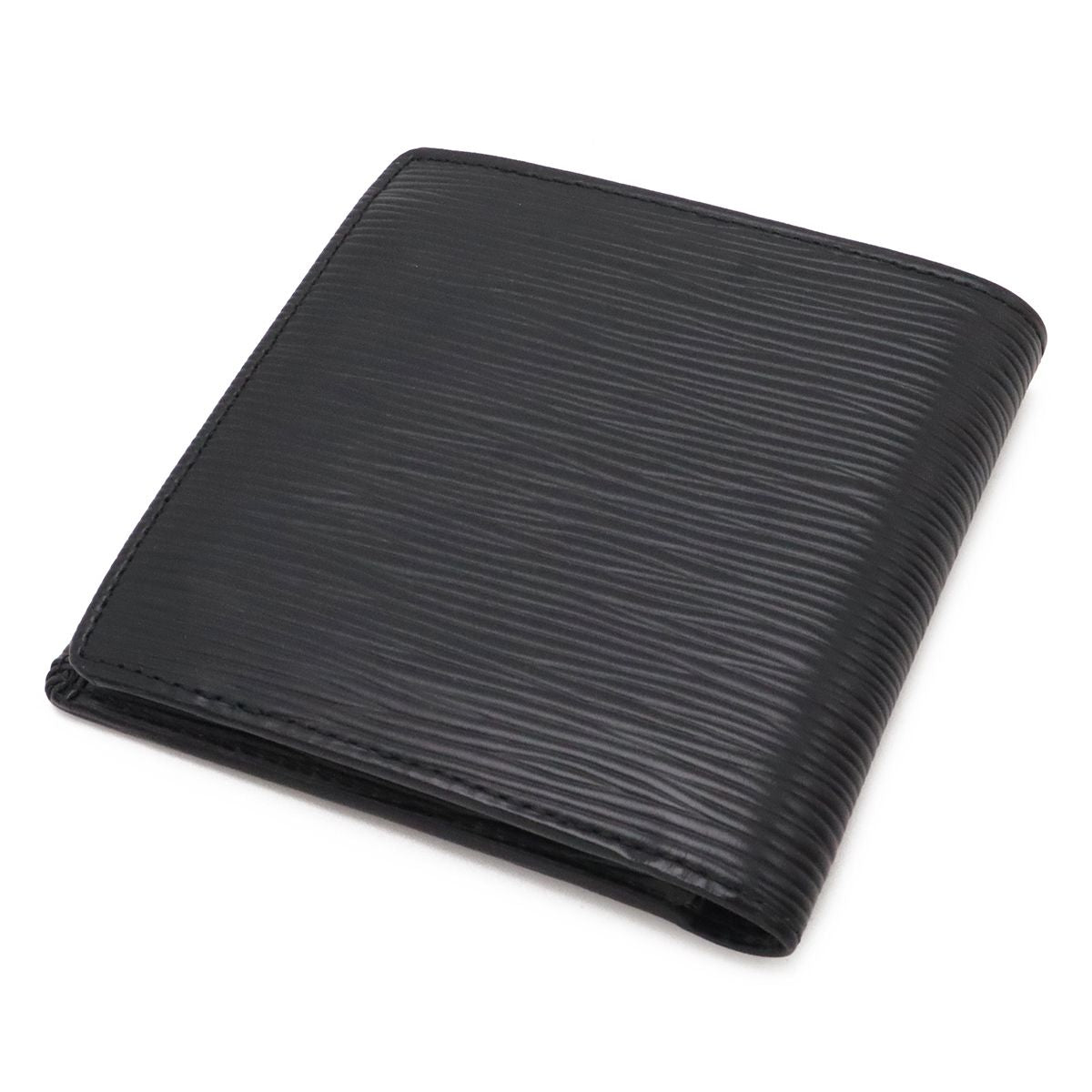Louis Vuitton Epi Porte Billets Cult Cles Monet Bifold Wallet Leather Noir Black — view 2