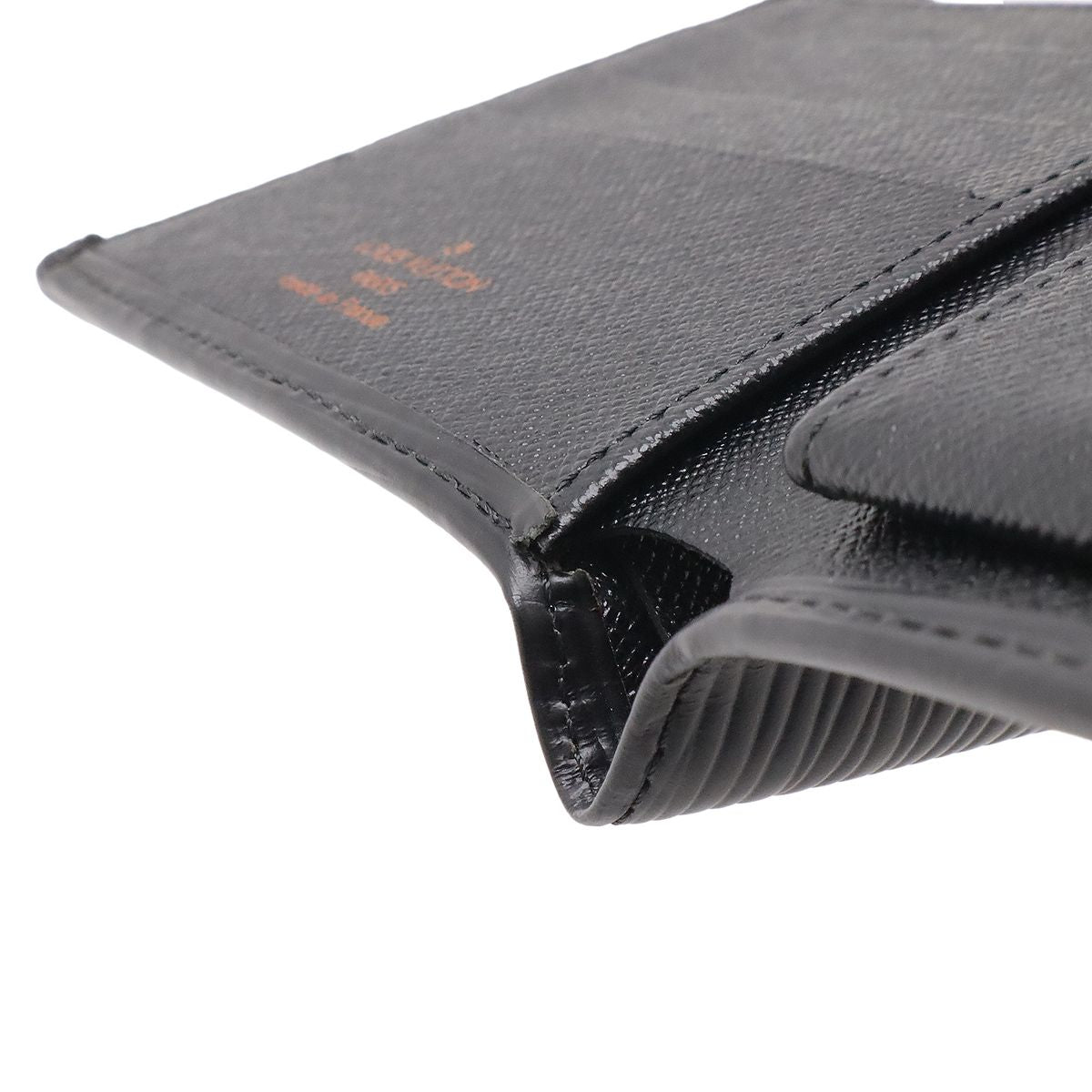 Louis Vuitton Epi Porte Billets Cult Cles Monet Bifold Wallet Leather Noir Black — view 5
