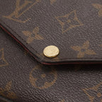 Louis Vuitton Monogram Pochette Felicie Shoulder Bag 2-Way Clutch Fuchsia Coin — view 4