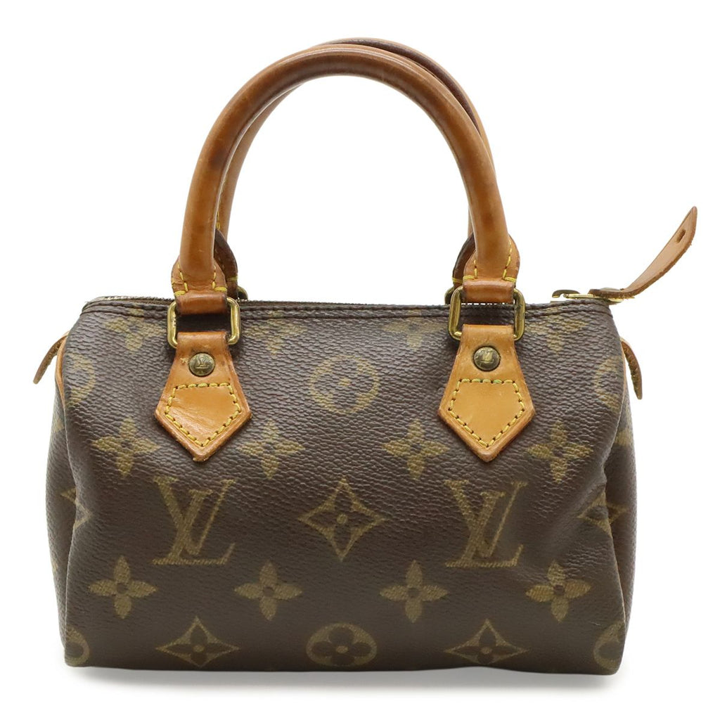 Louis Vuitton Monogram Mini Speedy Mini Bag Pouch Case