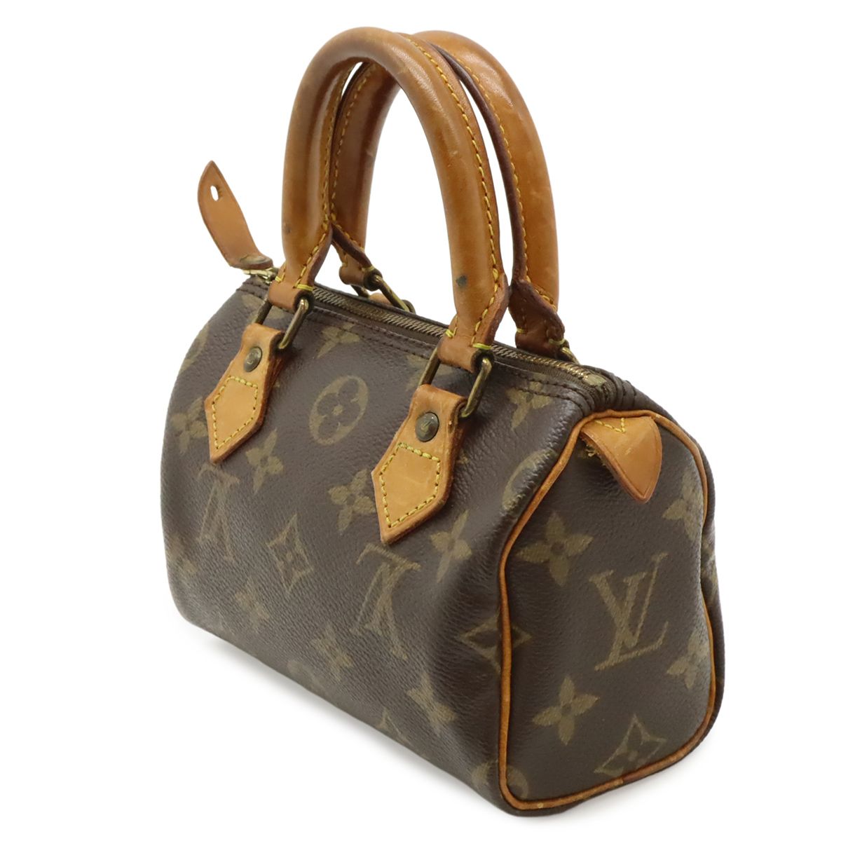 Louis Vuitton Monogram Mini Speedy Mini Bag Pouch Case — view 2