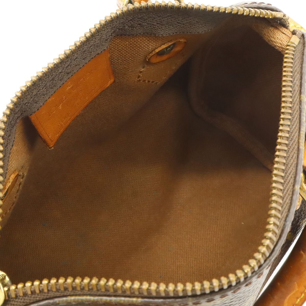 Louis Vuitton Monogram Mini Speedy Mini Bag Pouch Case — view 6