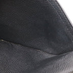 Hermes Bearn Dupri Trifold Wallet Courchevel Leather Black Silver — view 8