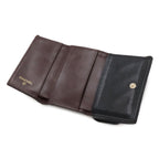 Chanel Classic Small Flap Wallet Quilted CC Logo Trifold Caviar Leather Black — view 4