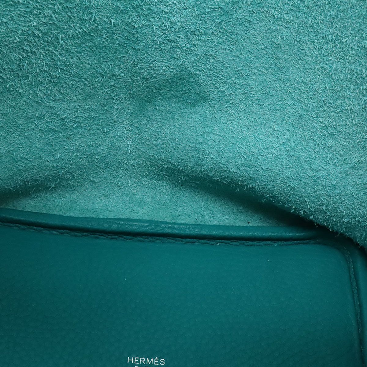 Hermes Picotin Lock 18 PM Tote Taurillon Clemence Leather Blue Paon Taquoiseblue — view 7
