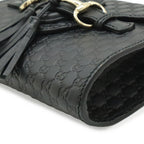 Gucci Micro Guccissima Emily Shoulder Bag Chain Pochette Fringe Tassel Leather — view 3