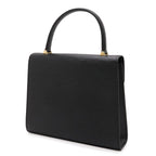 Louis Vuitton Epi Malesherbes Handbag Flap Bag Leather Noir Black Gold — view 2