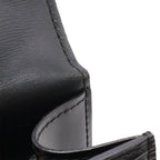 Louis Vuitton Epi Malesherbes Handbag Flap Bag Leather Noir Black Gold — view 7