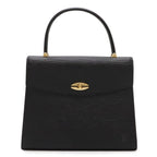 Louis Vuitton Epi Malesherbes Handbag Flap Bag Leather Noir Black Gold