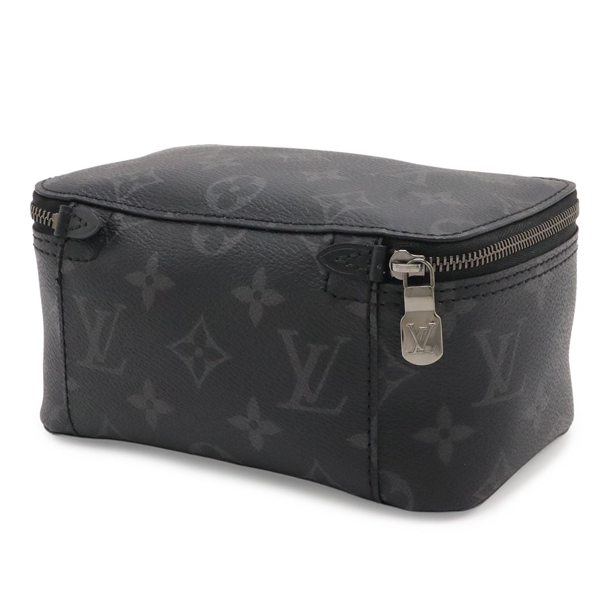 Louis Vuitton Monogram Eclipse Cube de Langemont PM Makeup Pouch Cosmetic Case — view 2