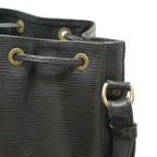 Louis Vuitton Epi Noe Shoulder Bag Drawstring Noir Black Gold — view 6